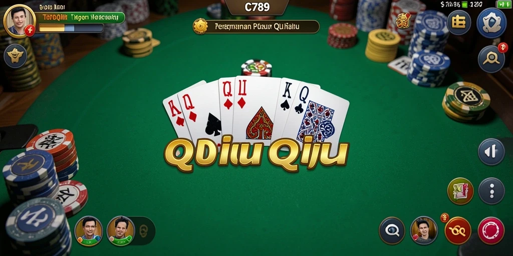 Tampilan gameplay seru di C789 dengan pemain bersaing.