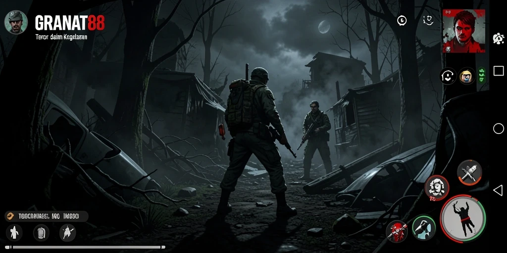 Screenshoot <strong>GRANAT88</strong> menampilkan atmosfer mencekam dan gameplay menakutkan.
