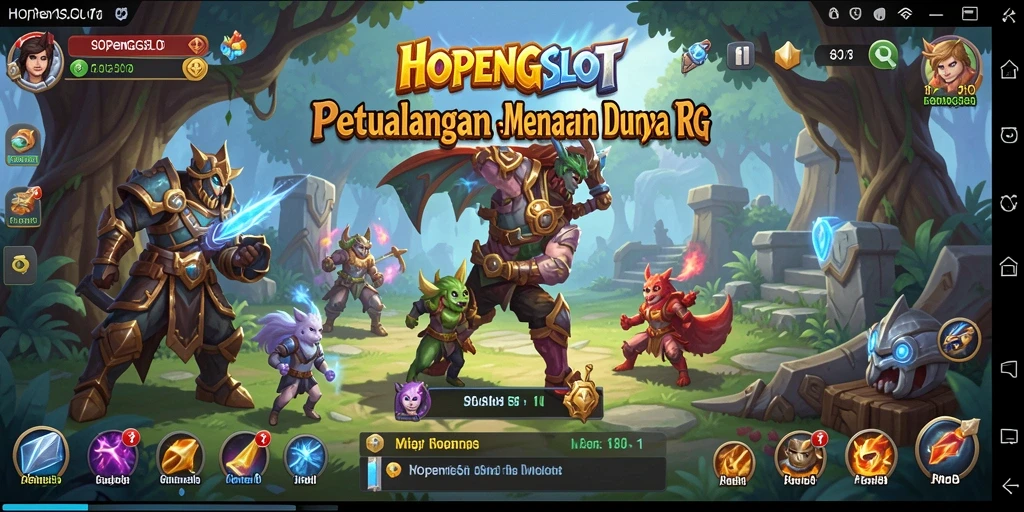 Screenshot menampilkan aksi gameplay seru di HOPENGSLOT.