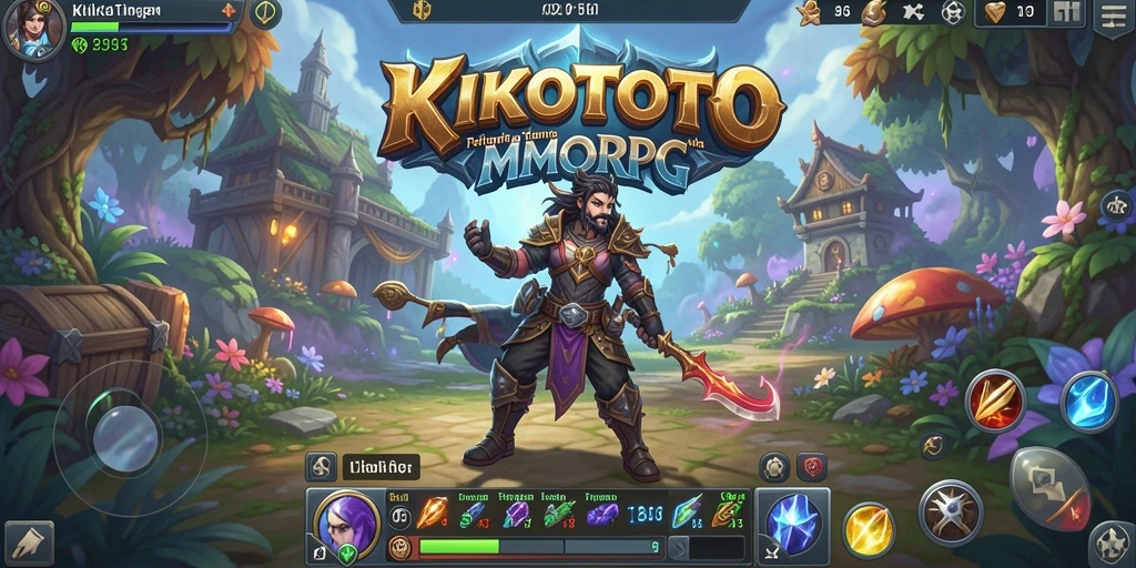 Tampilan menakjubkan dari gameplay petualangan MMORPG KIKOTOTO.