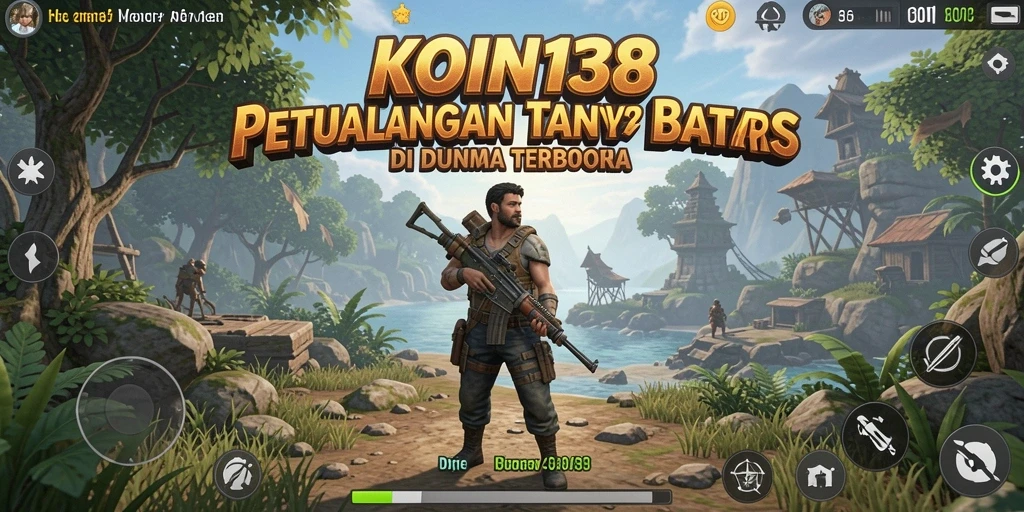 Tangkapan layar dari gameplay KOIN138 yang menampilkan eksplorasi dunia terbuka.