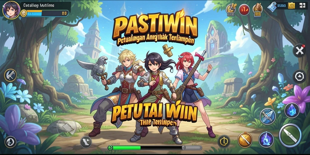 Tampilan gameplay yang menakjubkan di PASTIWIN yang penuh aksi.