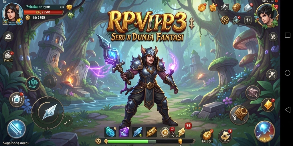 Tampilan gameplay RPVIP3 yang menakjubkan dalam petualangan seru.