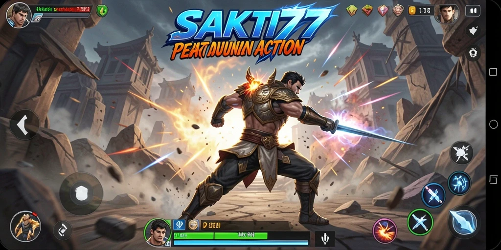 Tampak aksi seru dalam gameplay SAKTI77 yang menantang.