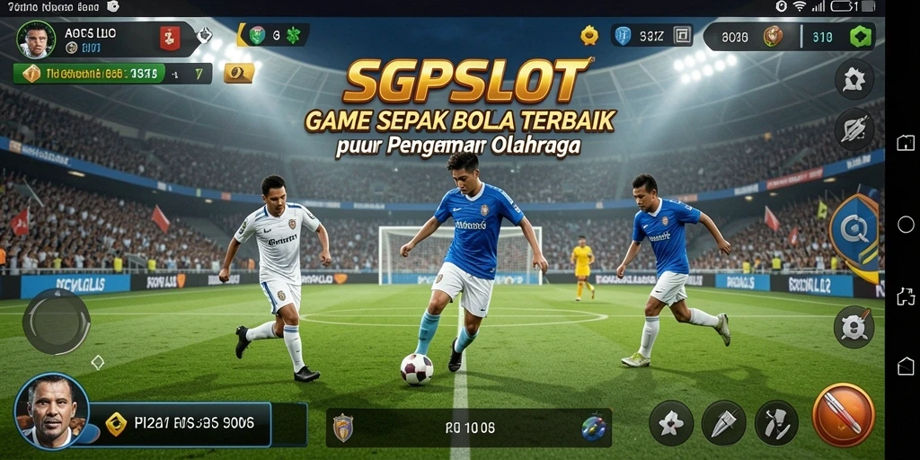 Tampilan menarik dari gameplay sepak bola di SGPSLOT.